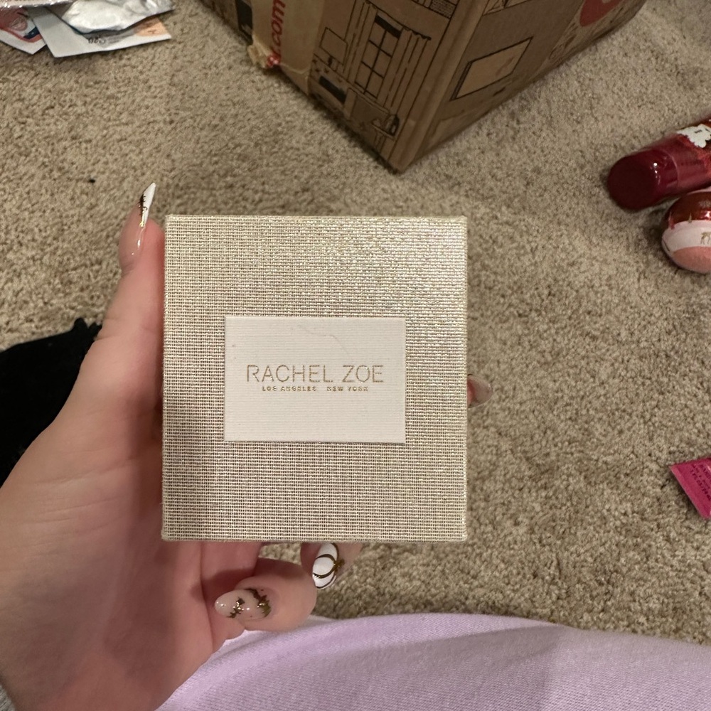 Rachel Zoe Cream Jewelry Box